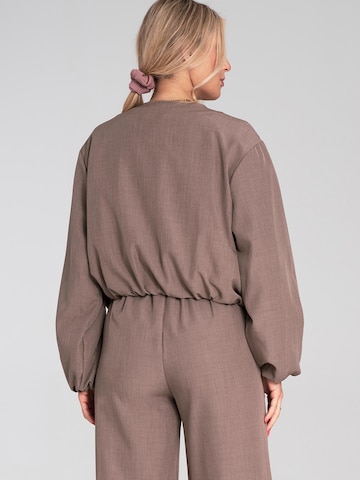Figl Between-Season Jacket 'M1198' in Brown