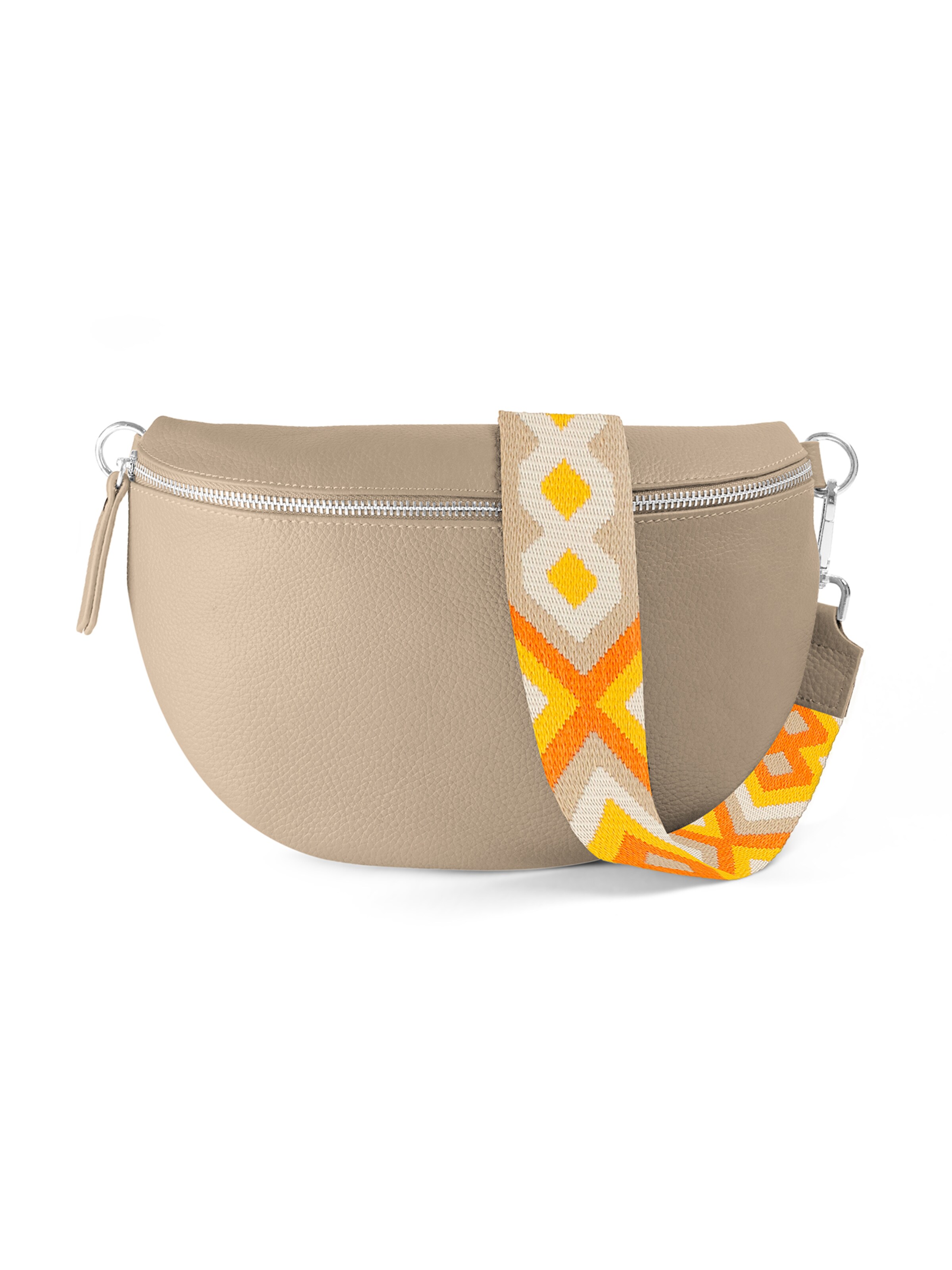 lePelou Belt bag 'JUNA large' in Beige: front