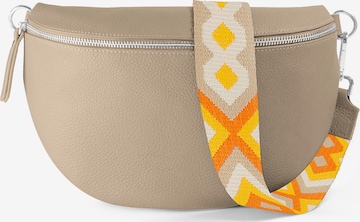 lePelou Gürteltasche 'JUNA large' in Beige: Vorderseite