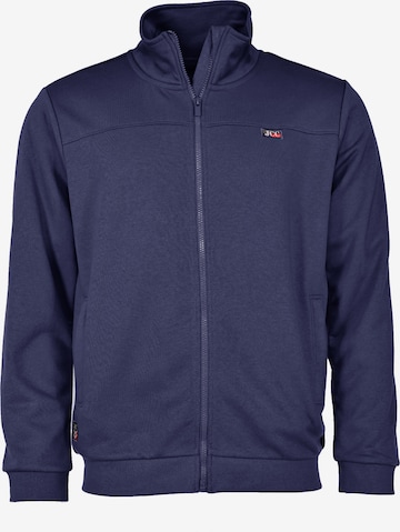 JCC Sweatvest in Blauw: voorkant