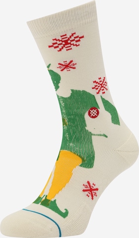 Stance Socks in White: front