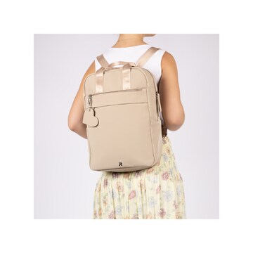 Rieker Backpack 'H1303' in Beige: front