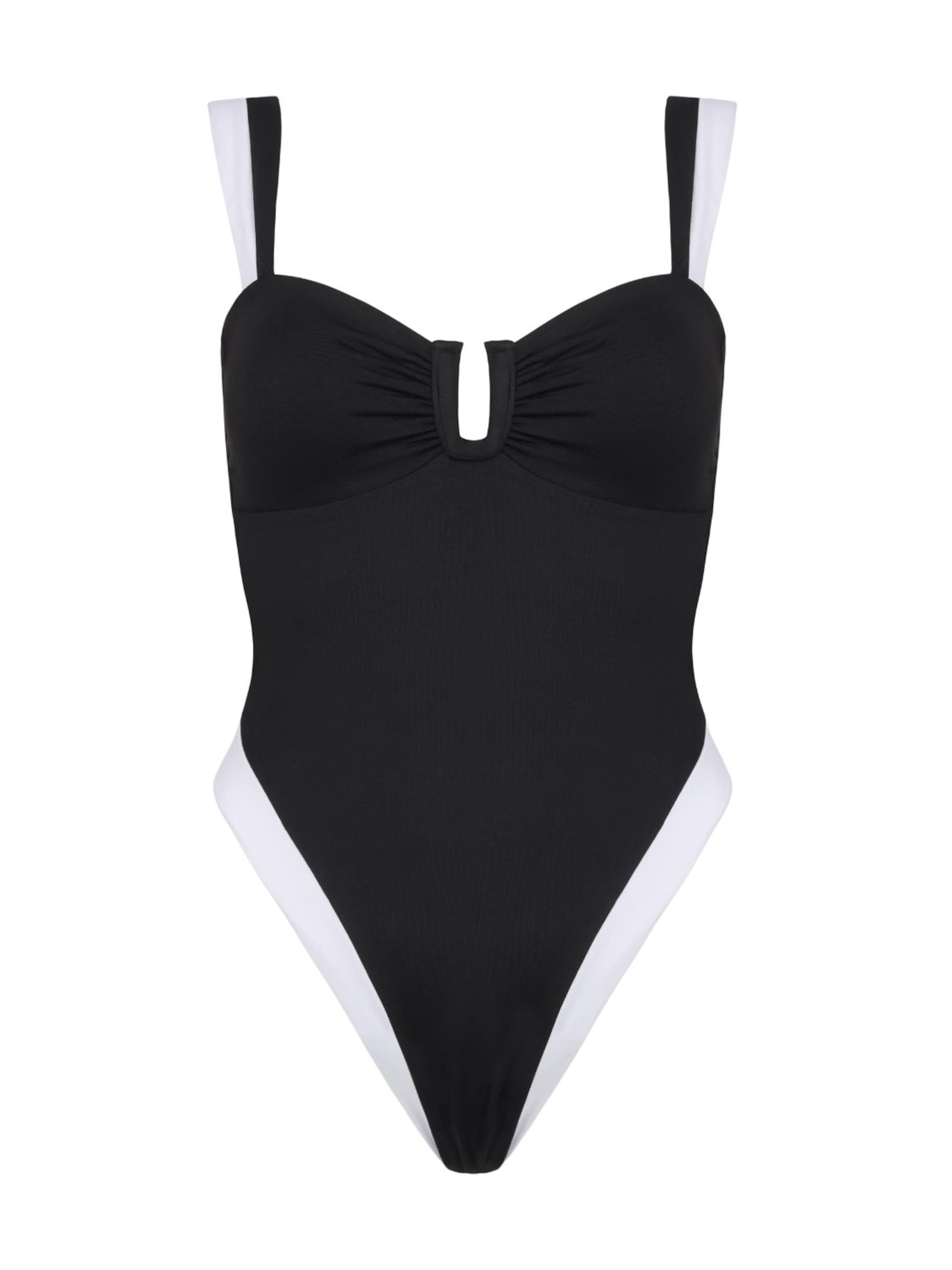 Balconnet Maillot de bain 'Royale One-piece' Acuarela Brand en noir
