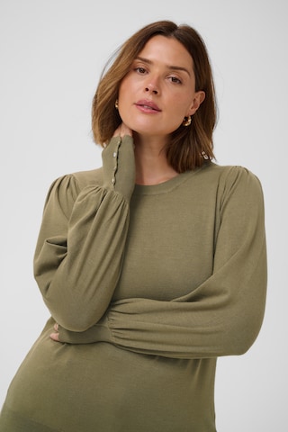 KAFFE CURVE Pullover in Grün