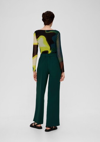 s.Oliver BLACK LABEL Wide leg Pants in Green