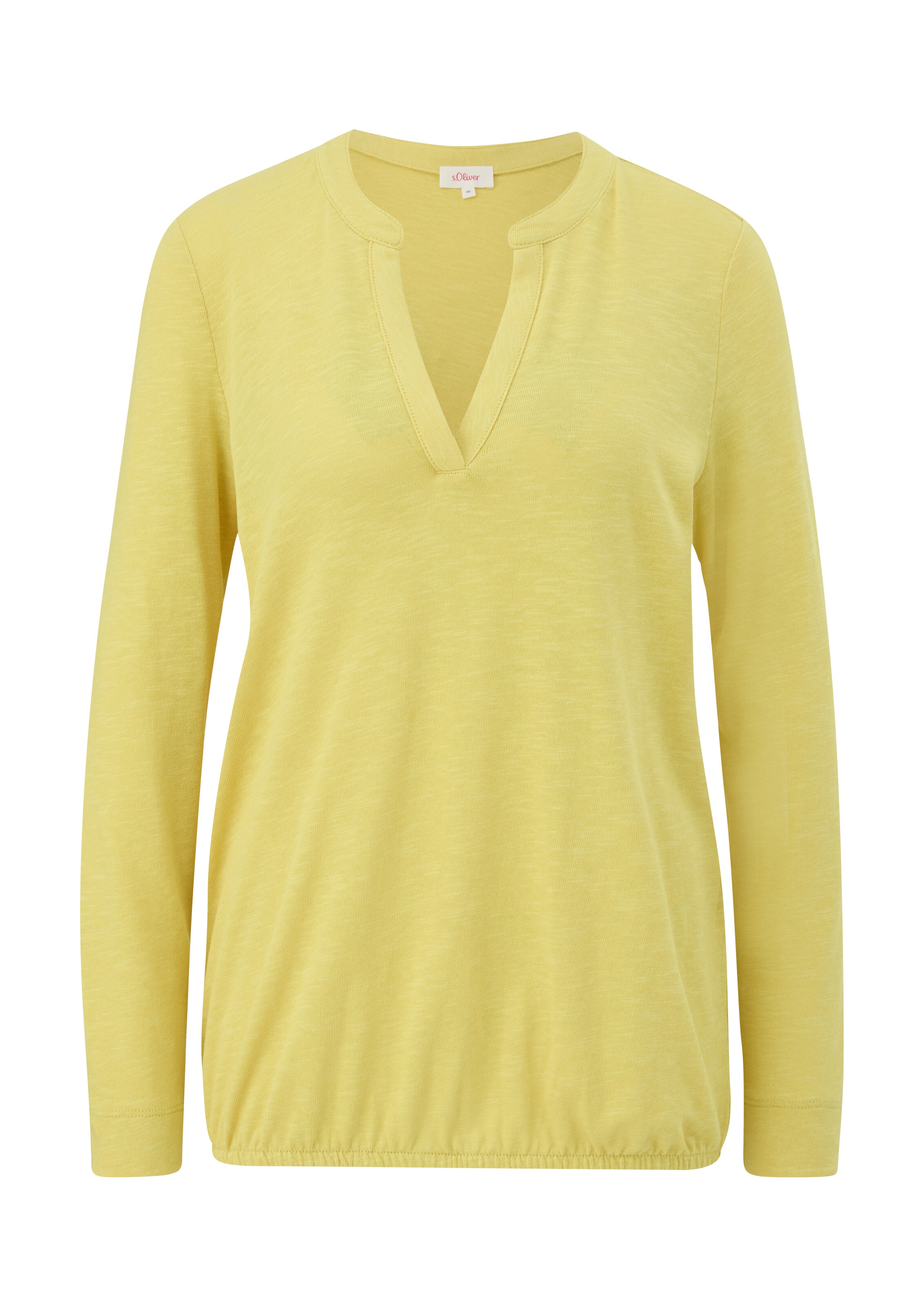 T-shirt s.Oliver en jaune : devant