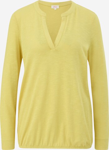 T-shirt s.Oliver en jaune : devant