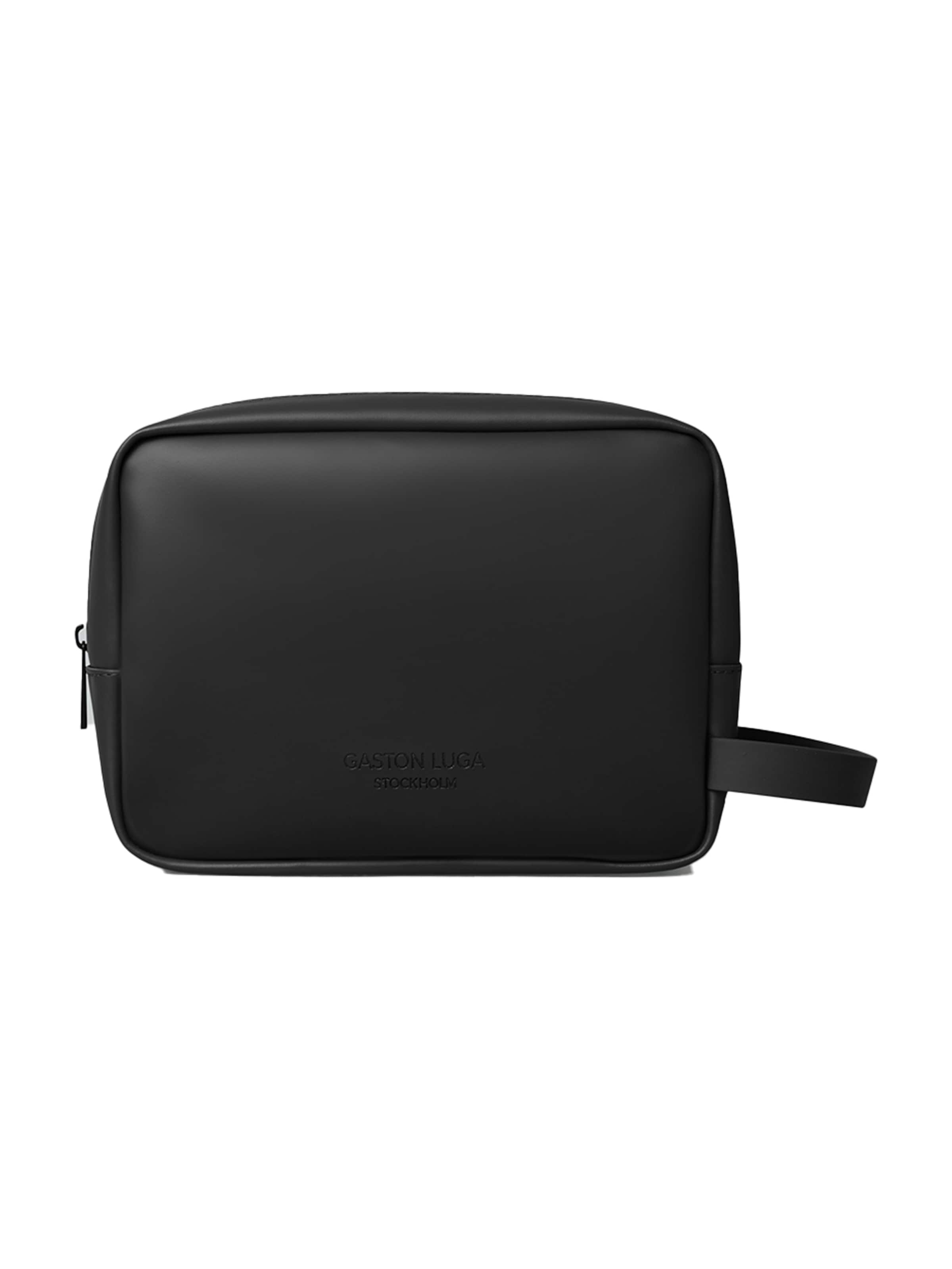 Gaston Luga Toiletry bag 'Splash' in Black: front