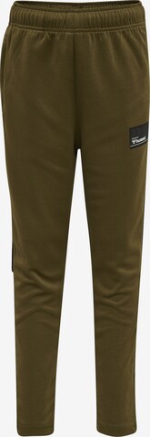 Hummel Regular Pants in Green: front