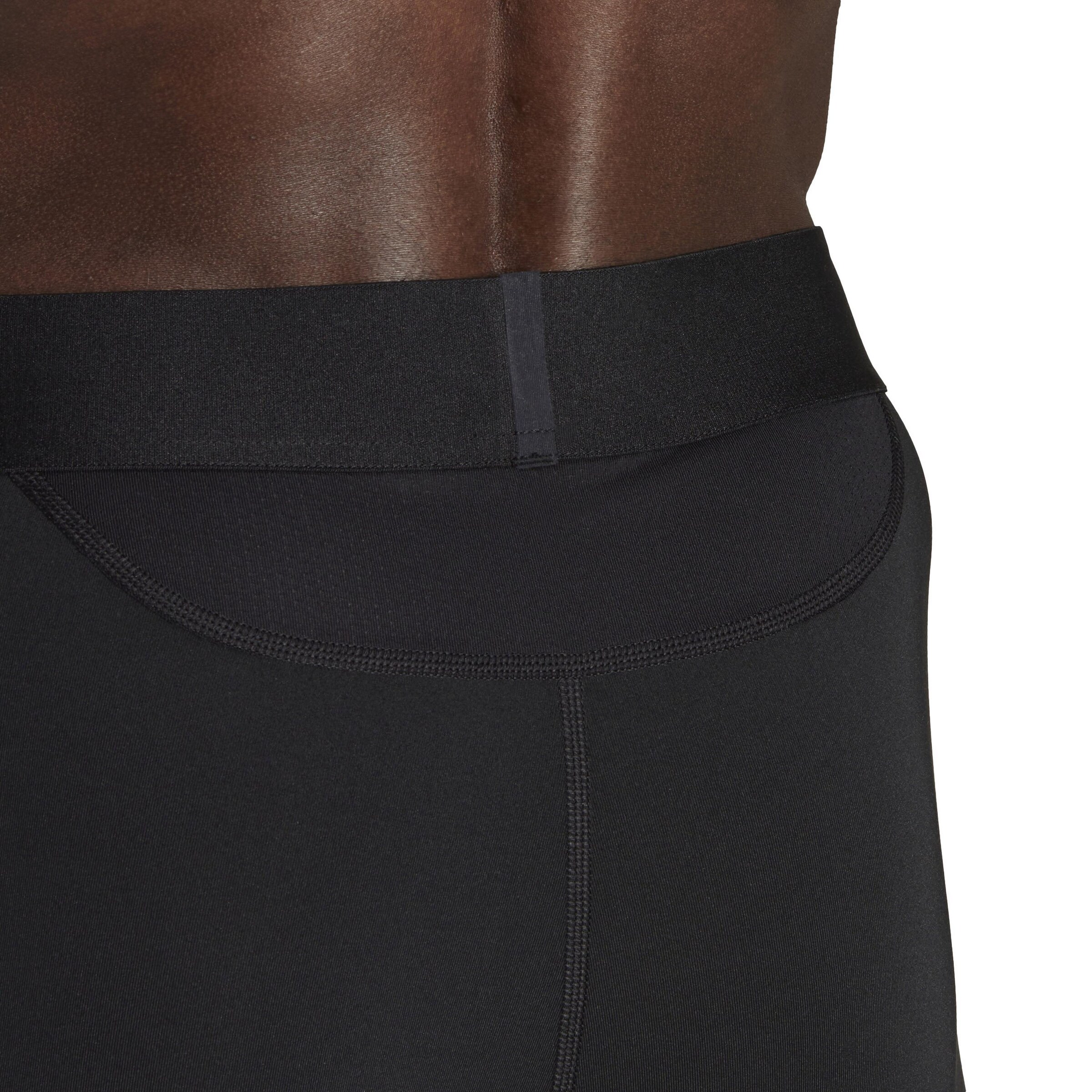 ADIDAS PERFORMANCE Skinny Sportunterhose in Schwarz