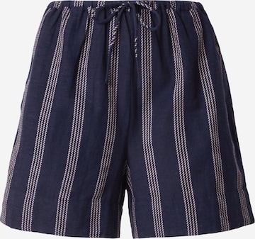 Regular Pantaloni de la VILA pe albastru: față