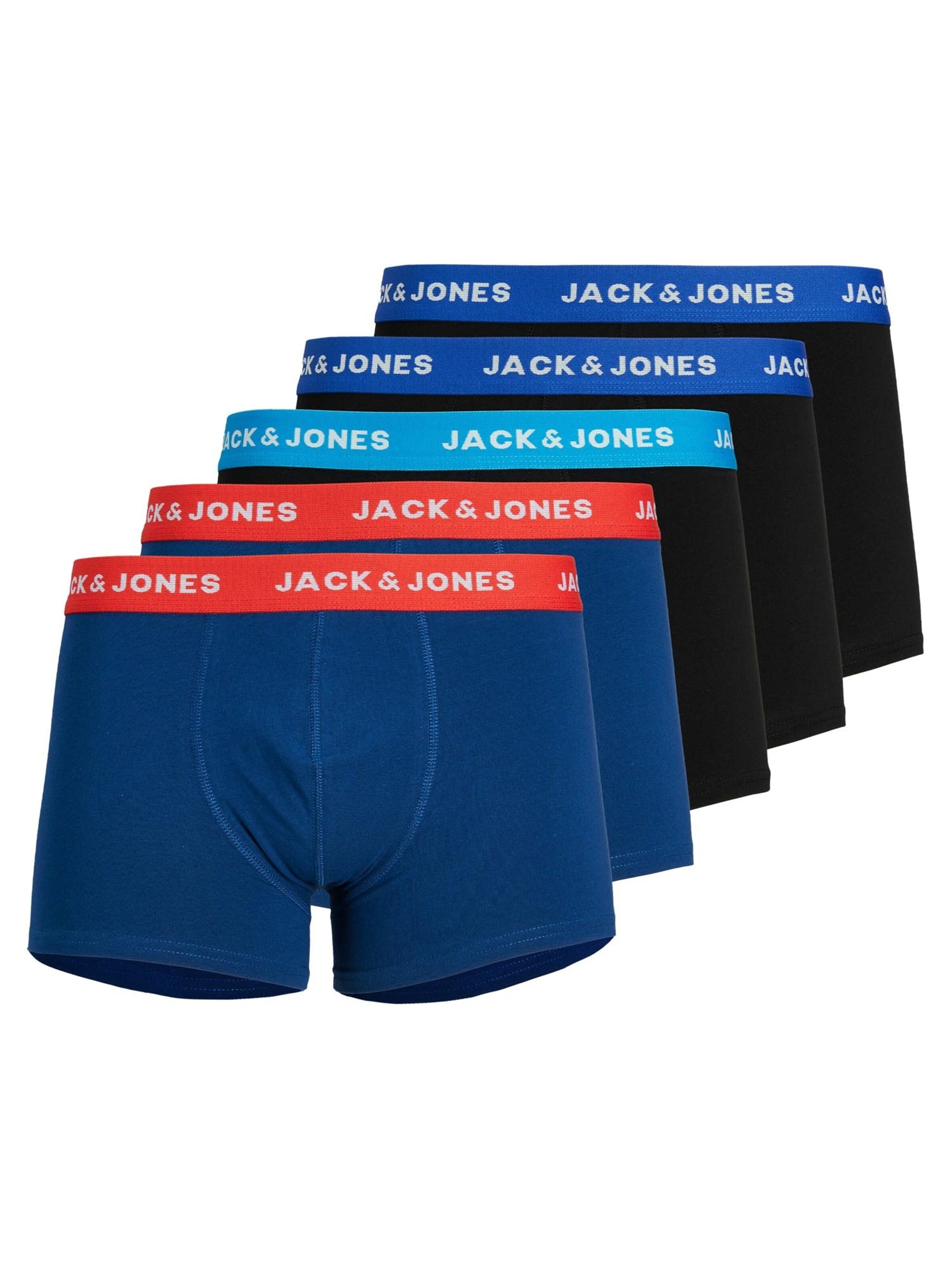 JACK & JONES Bokserid 'Sense', värv sinine: eest vaates