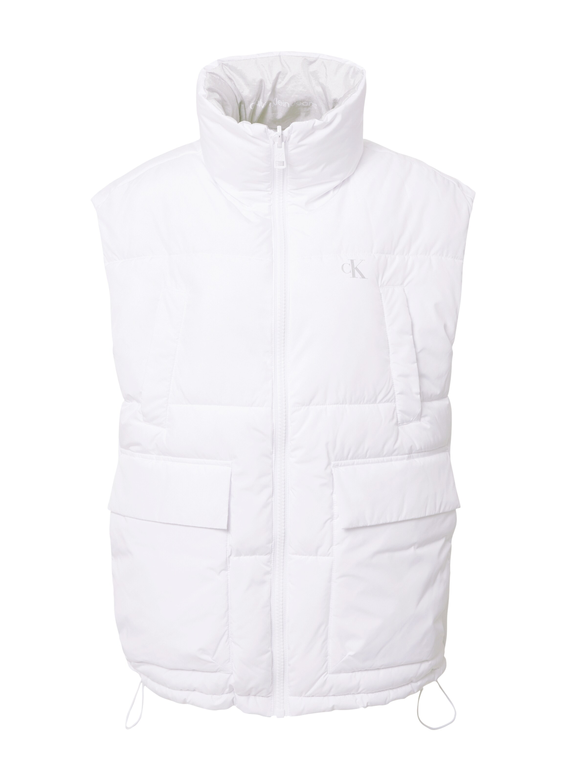 Calvin Klein Jeans Vest in White: front
