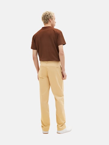 TOM TAILOR DENIM Loosefit Chinohousut värissä beige