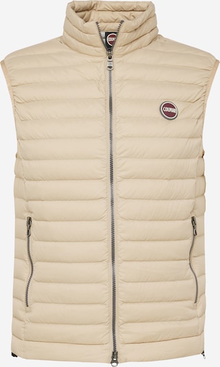 Colmar Gilet en beige / gris foncé / rouge cerise / blanc, Vue avec produit