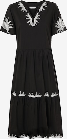 TATUUMHaljina - crna boja: prednji dio