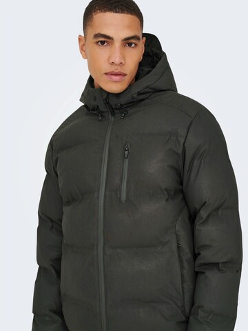 Only & Sons Jacke 'ONSMATHIS' in Grau
