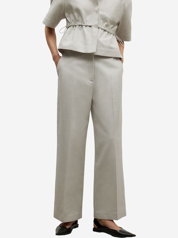 Regular Pantalon à pince Adolfo Dominguez en gris : devant