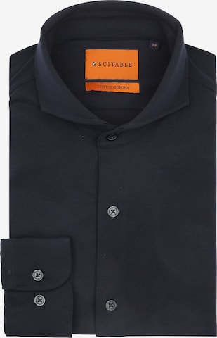 Suitable Hemd in Blau: Vorderseite