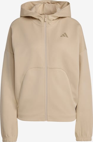 smėlio ADIDAS SPORTSWEAR Sportinis džemperis 'FI': priekis