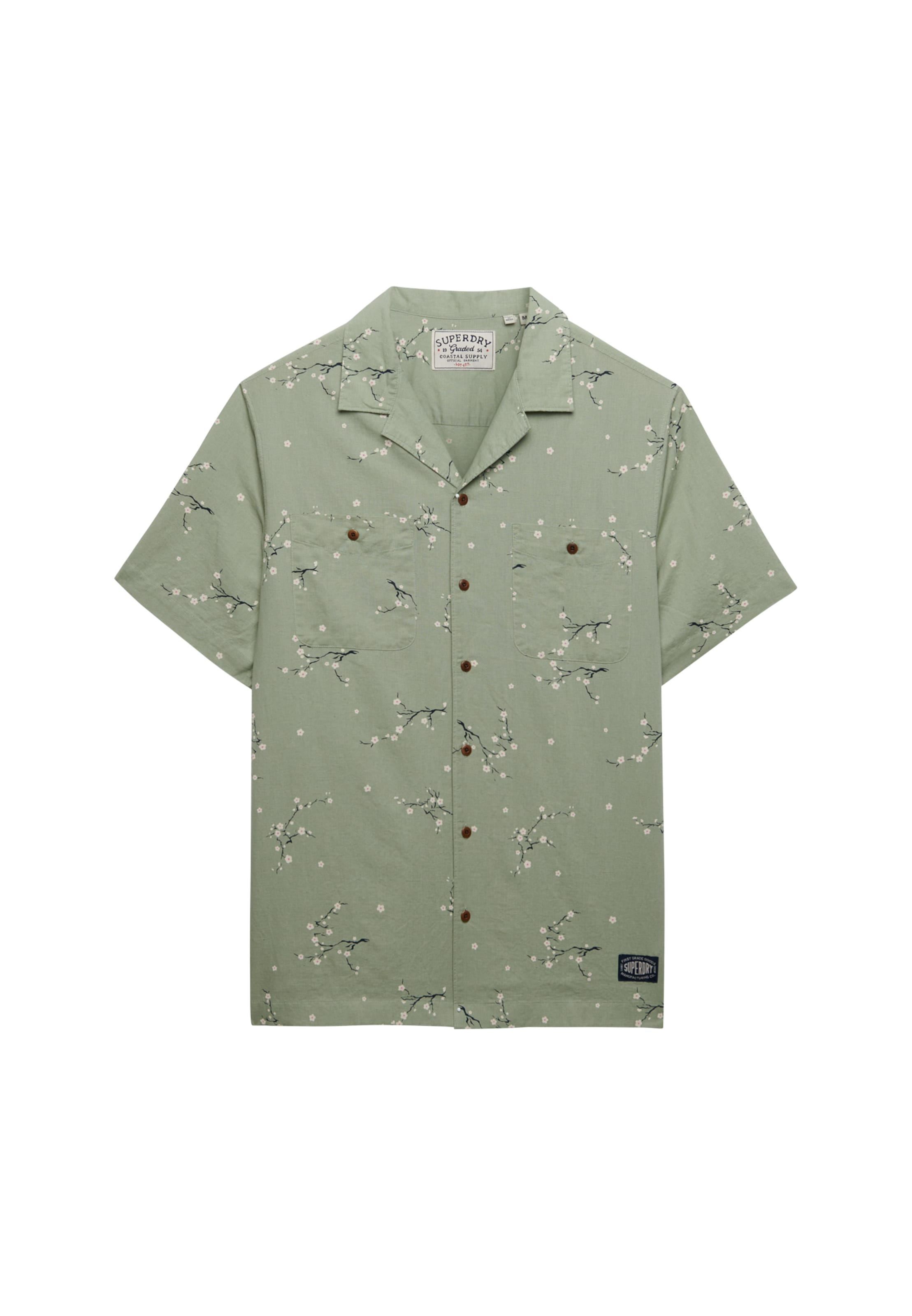 Chemise Superdry & Co en vert : devant