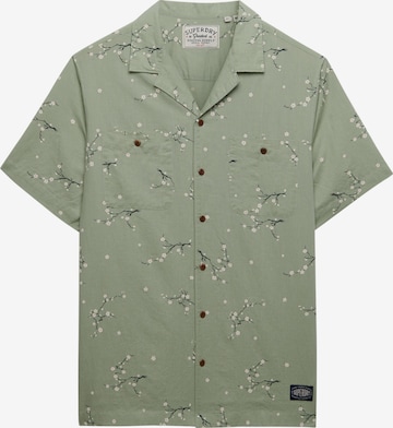 Chemise Superdry & Co en vert : devant