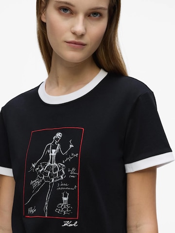 T-shirt 'Le Ballet' Karl Lagerfeld en noir