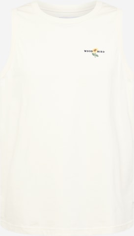 Woodbird Shirt 'Ron Sun' in White: front