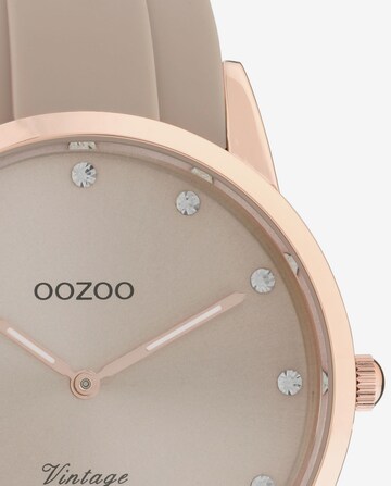 OOZOO Analog Watch in Beige