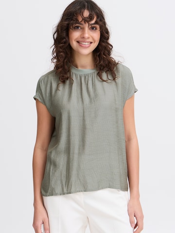 Fransa Blouse 'FRARIANA' in Groen: voorkant