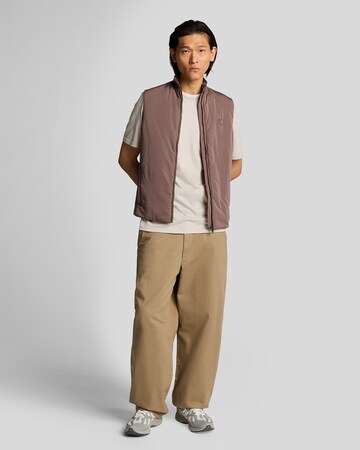 Lyle & Scott Shirt 'Tipped Superfine' in Beige