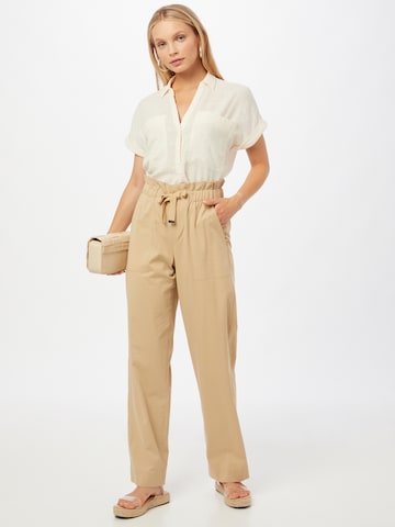 comma casual identity Regular Broek in Beige