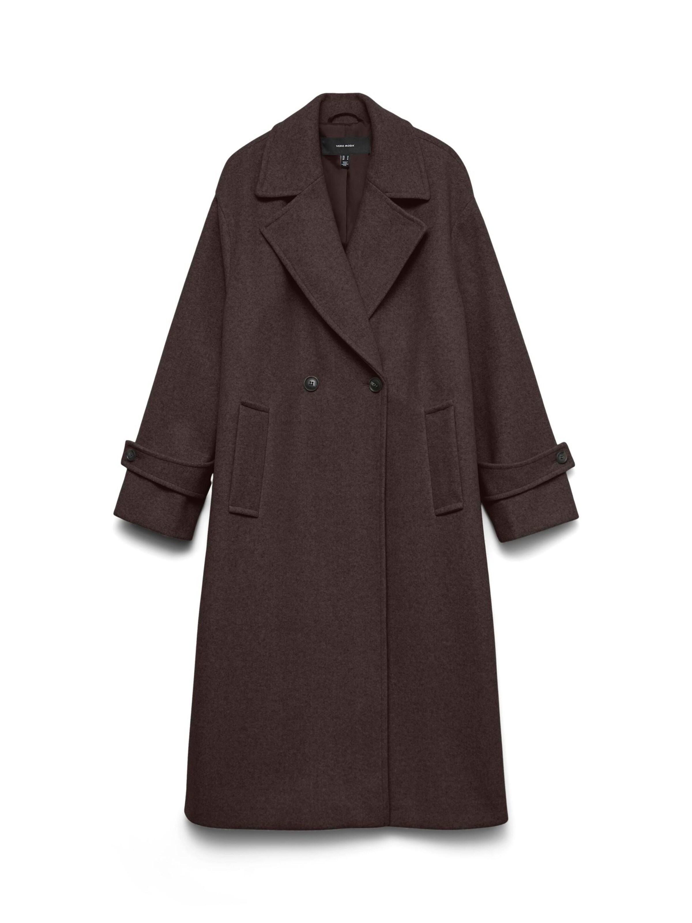 VERO MODA Overgangsfrakke 'FORTUNE' i brun: forside
