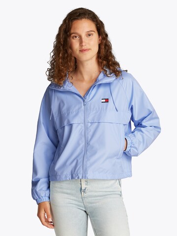 Tommy Jeans - Casaco meia-estação 'ESSENTIAL' em azul: frente