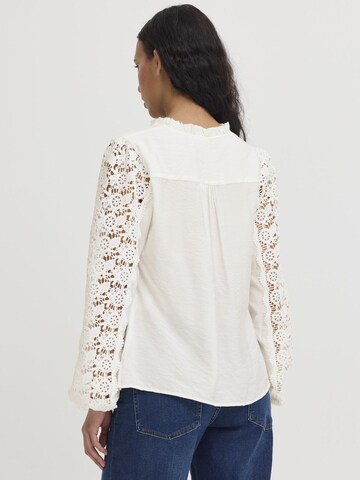 Camicia da donna 'IXMirella' di ICHI in bianco