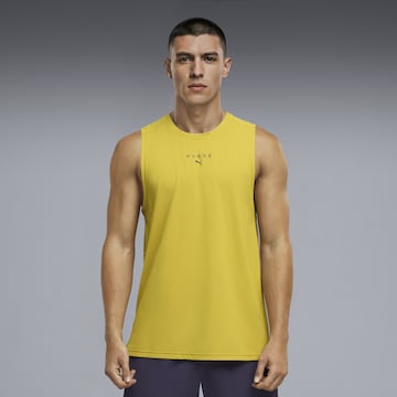 PUMA Performance shirt in Yellow: front