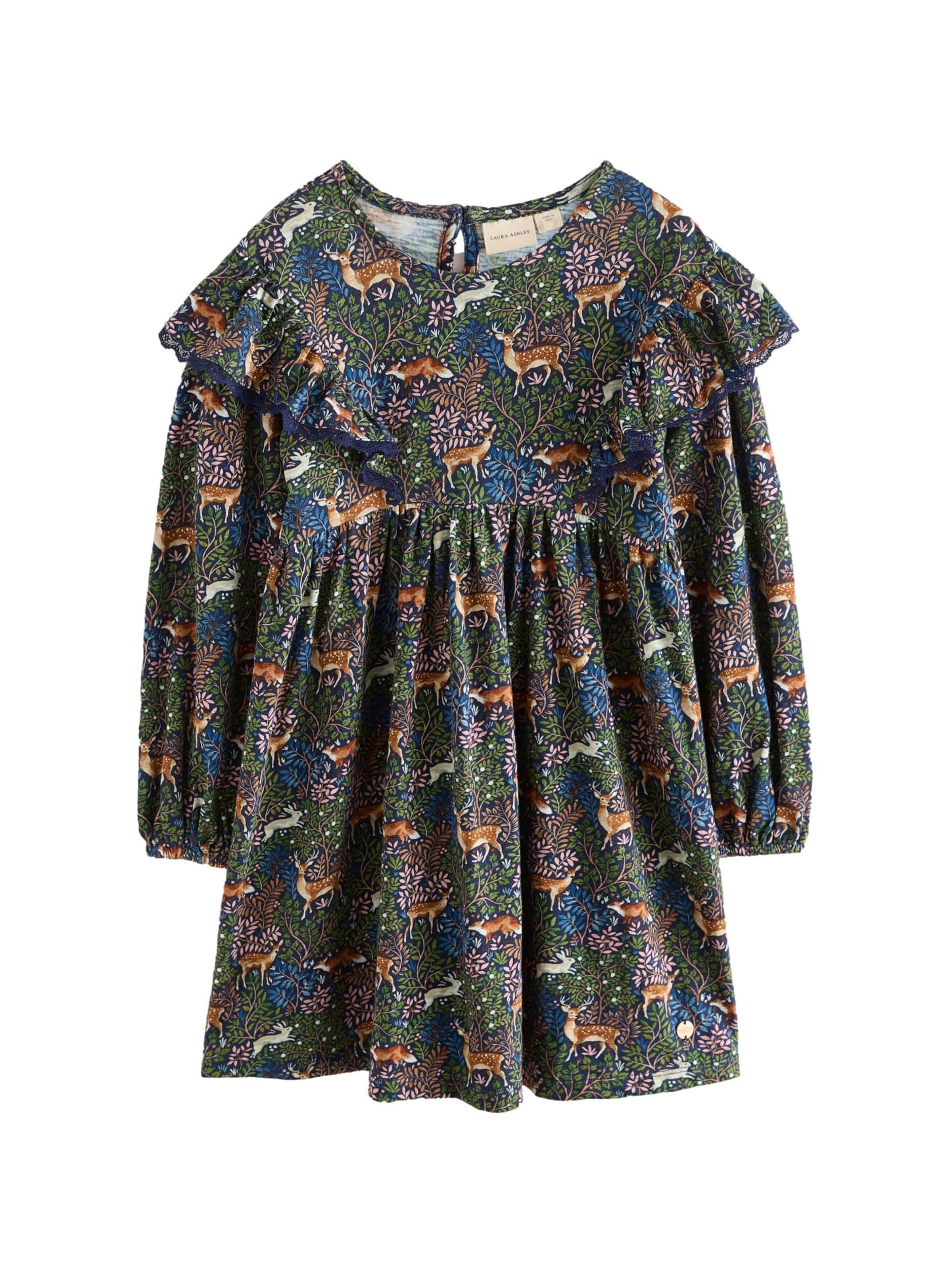 LAURA ASHLEY Jurk 'Joules' in Blauw: voorkant