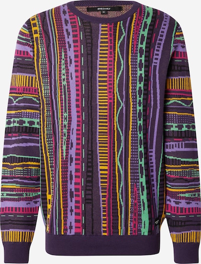 Iriedaily Neulepaita 'Theodore' värissä limetti / laventeli / karhunvatukka / vaaleanpunainen, Tuotenäkymä