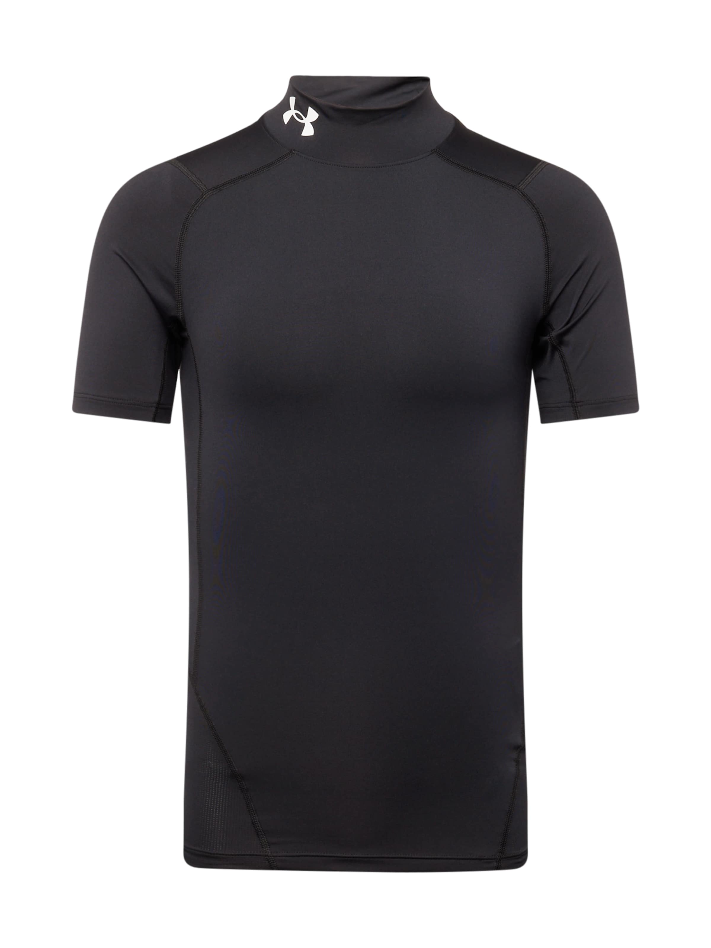 UNDER ARMOUR Funktionsshirt in Schwarz: Vorderseite