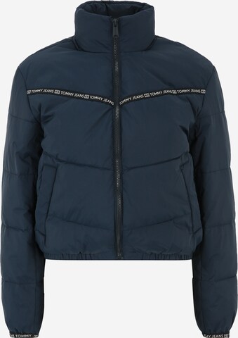 Tommy Jeans Tussenjas in Blauw: voorkant