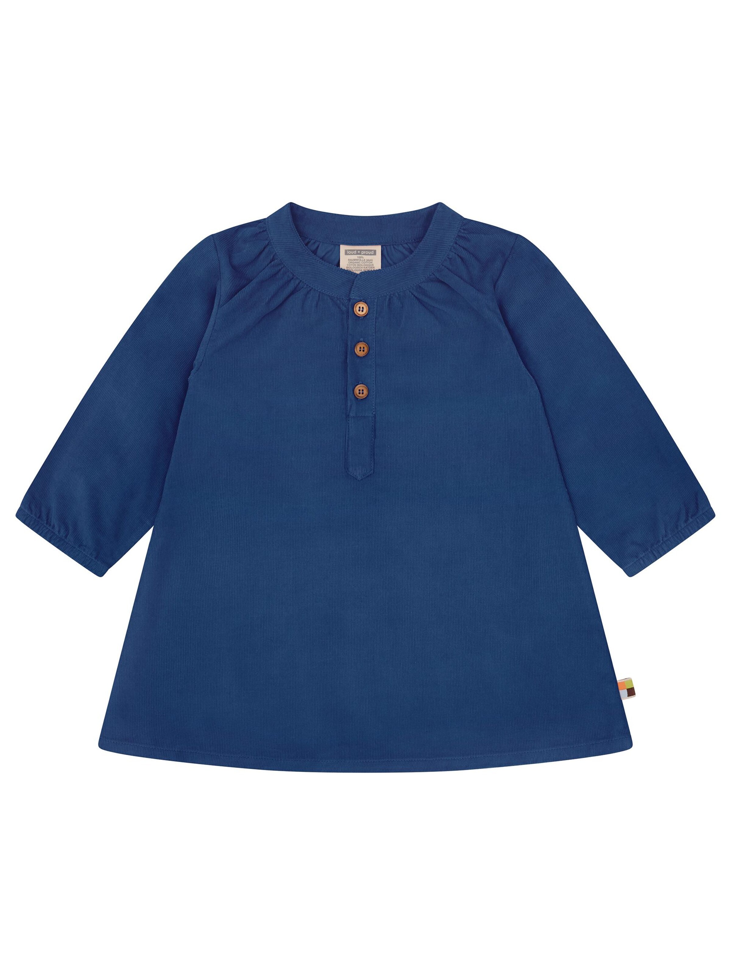 loud + proud Dress in Blue: front