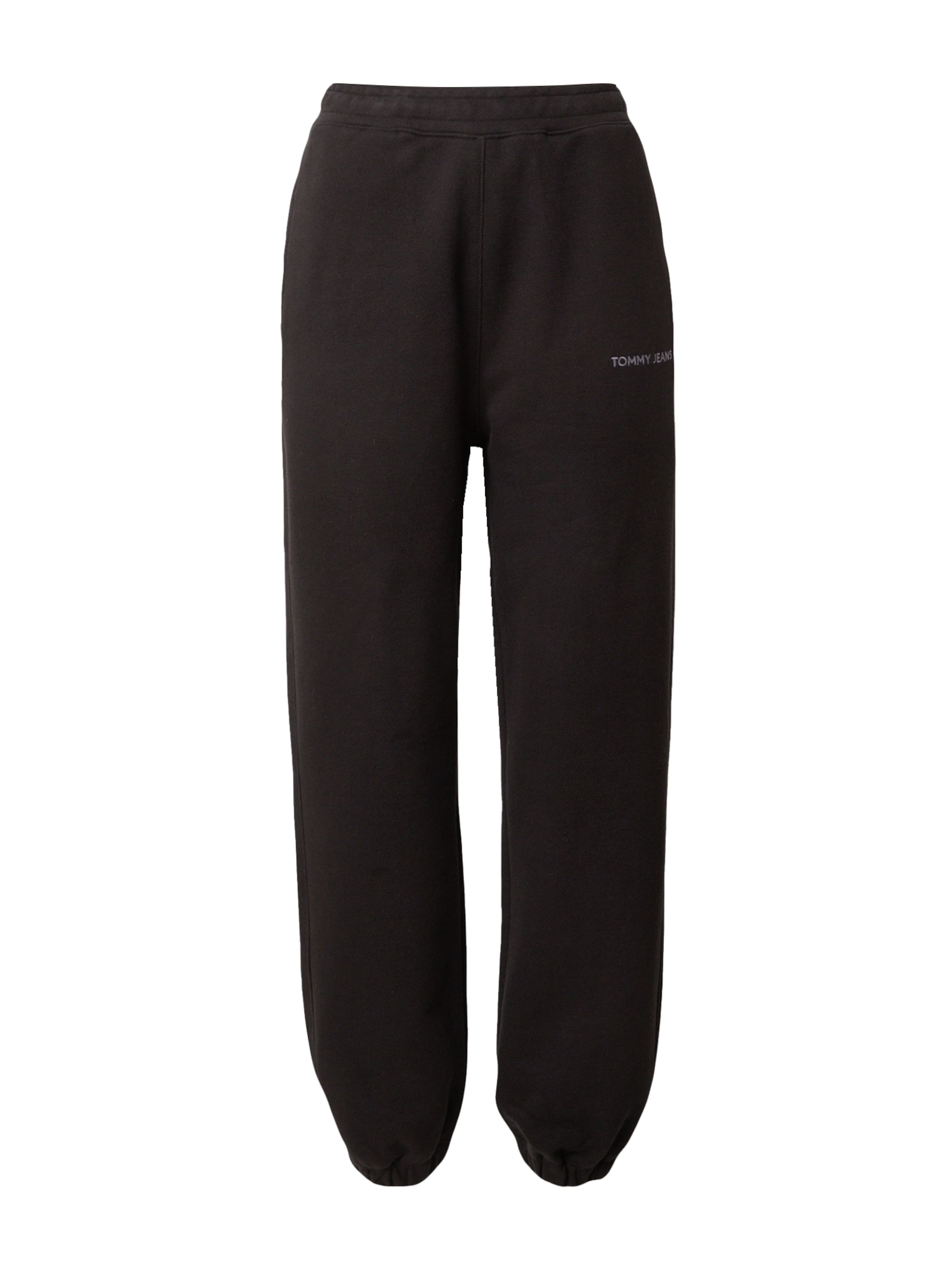 Tommy Jeans Tapered Παντελόνι 'Classics' σε μαύρο: μπροστά