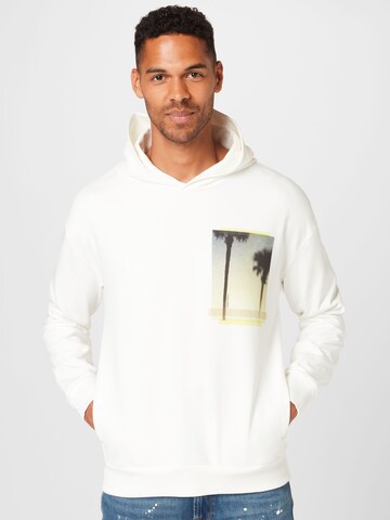 Calvin Klein Tréning póló 'Beach' - fehér: elől