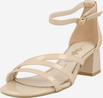 BUFFALO Sandalen met riem 'LILLY GRACE' in Beige: voorkant