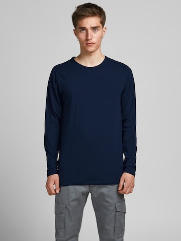 JACK & JONES Тениска в синьо: отпред