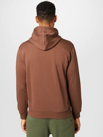 G-Star RAW Regular fit Sweat jacket 'Premium Core' in Brown