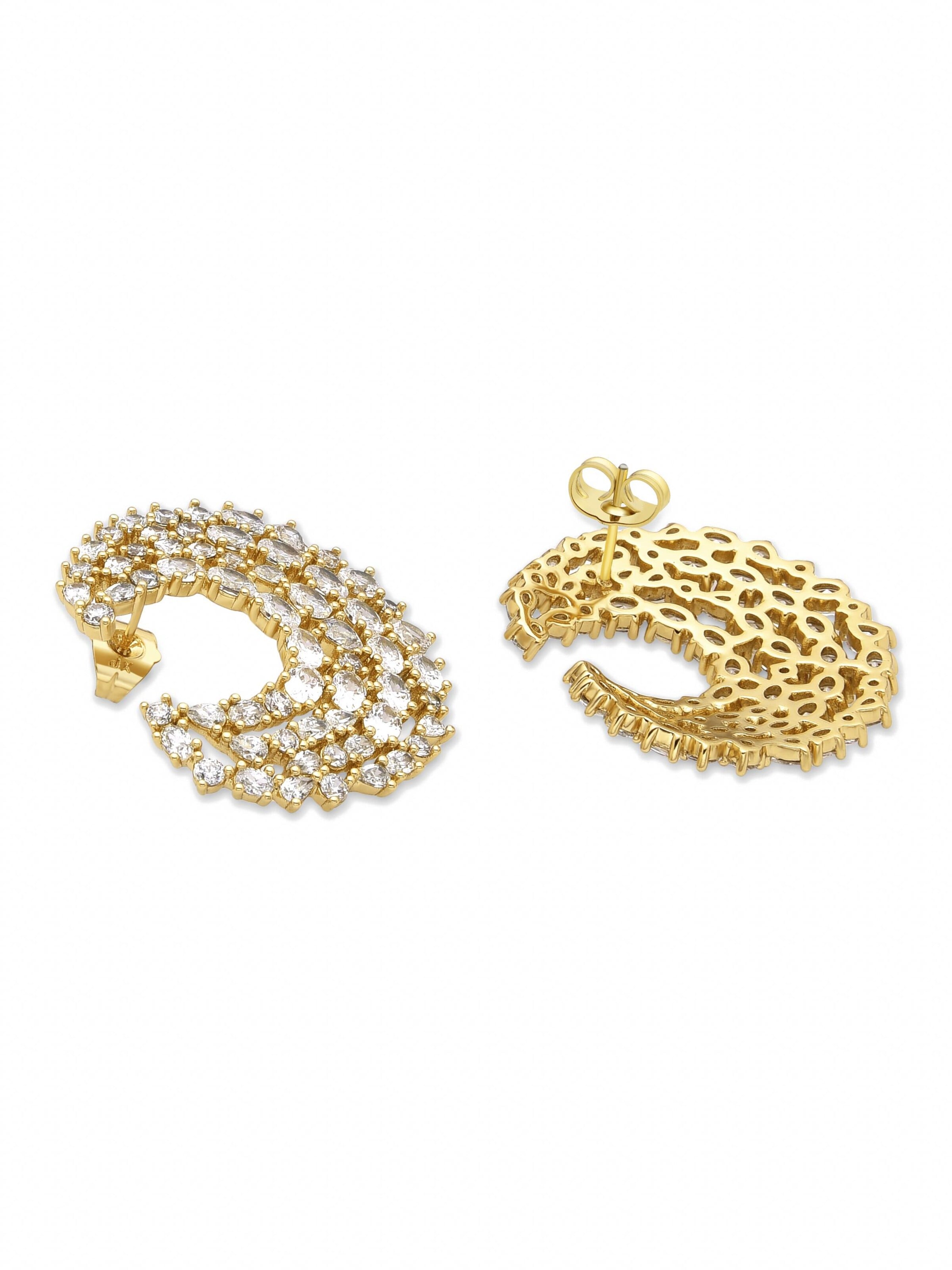 Luxenter - Pendientes 'Riaer' en blanco