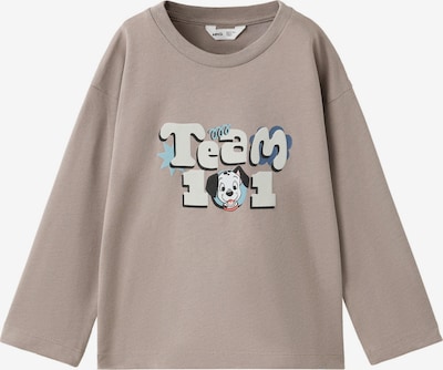 MANGO KIDS Shirt 'TEAMDAL' in 98 in dunkelbeige / hellblau / pastellgrün / weiß, Produktansicht
