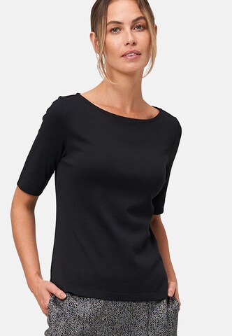 zero Shirt in Schwarz: Vorderseite