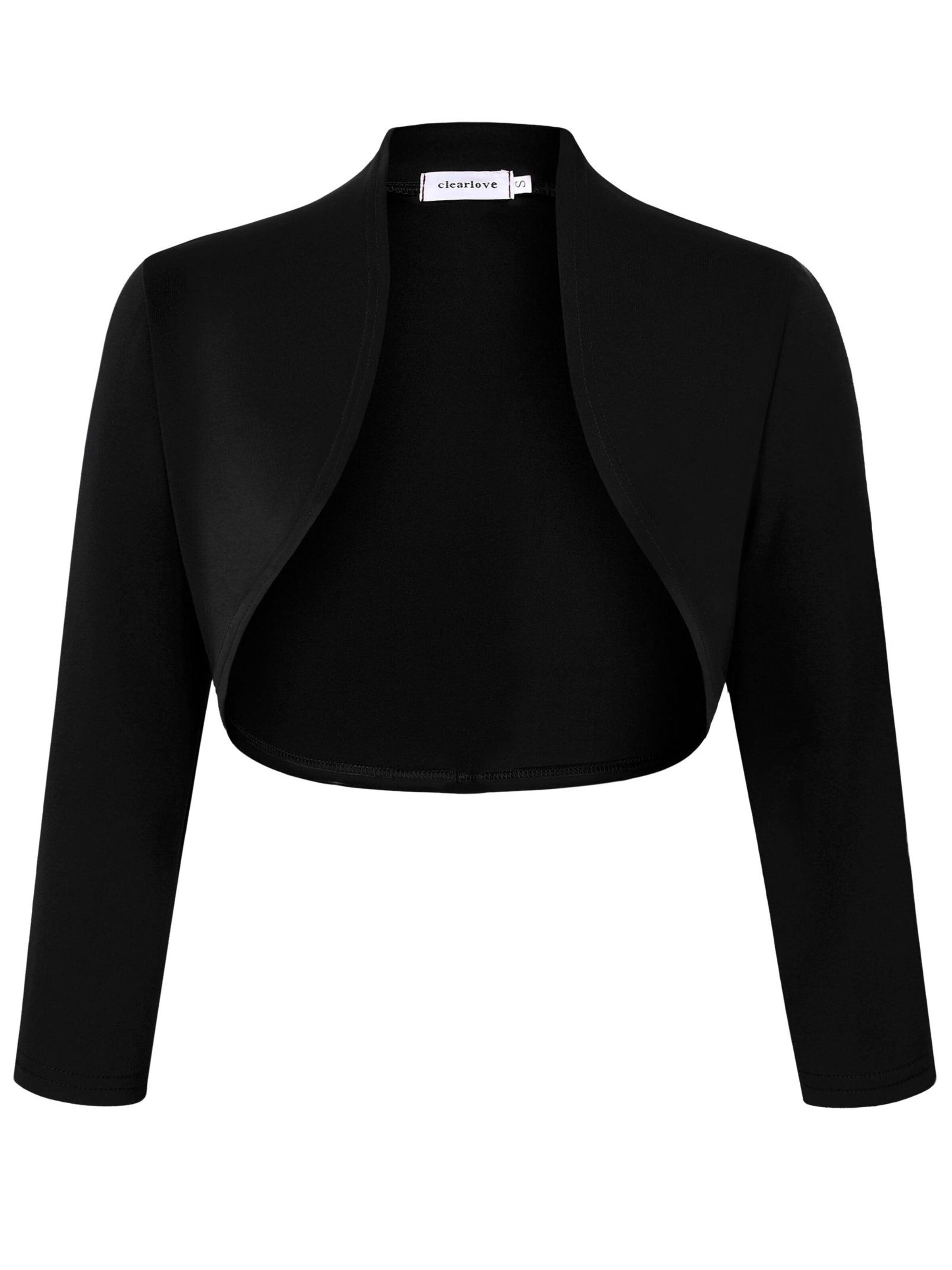 Yesfashion Bolerko w kolorze czarny: przód